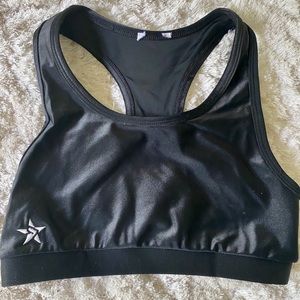 Rebel Athletic Black Molten Flex Sports Bra YXL